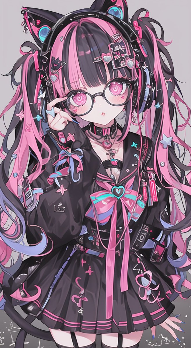 #フリーアイコン
【眼鏡┏◎-◎┓女子】過去作品