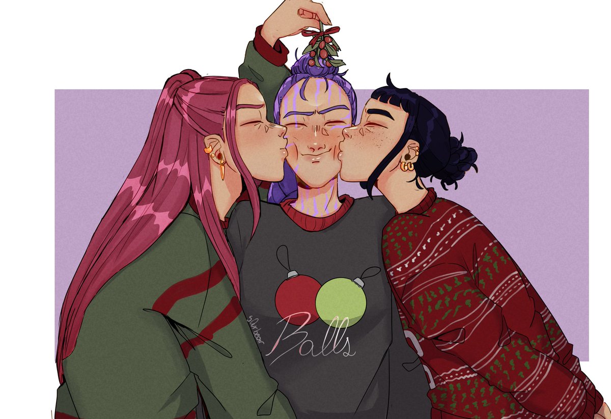 s0urbear_'s tweet image. Early Christmas!
Comm for @Rumin1372690 
#Polytrix