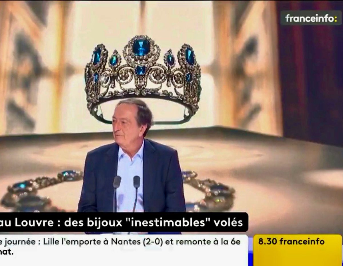 Non, je vous rassure, je n’ai pas assez la grosse tête pour rentrer sous la couronne😂, mais j’ai eu la surprise, lundi matin sur le plateau de France Info, de me découvrir en monarque. Allez, je reste roturier et épicier : votre serviteur messieurs-dames !👌
