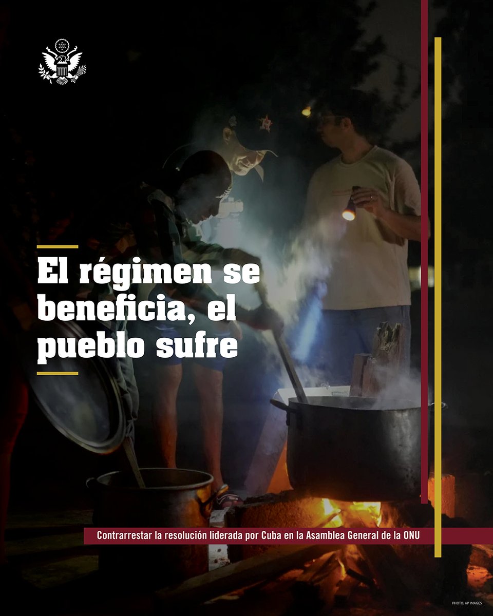 Las élites del régimen cubano guardan miles de millones en cuentas secretas mientras las familias cubanas enfrentan escasez de alimentos, agua y electricidad. Eso no es un bloqueo, se trata de un régimen corrupto que roba a su propio pueblo. Los países no deberían ser cómplices
