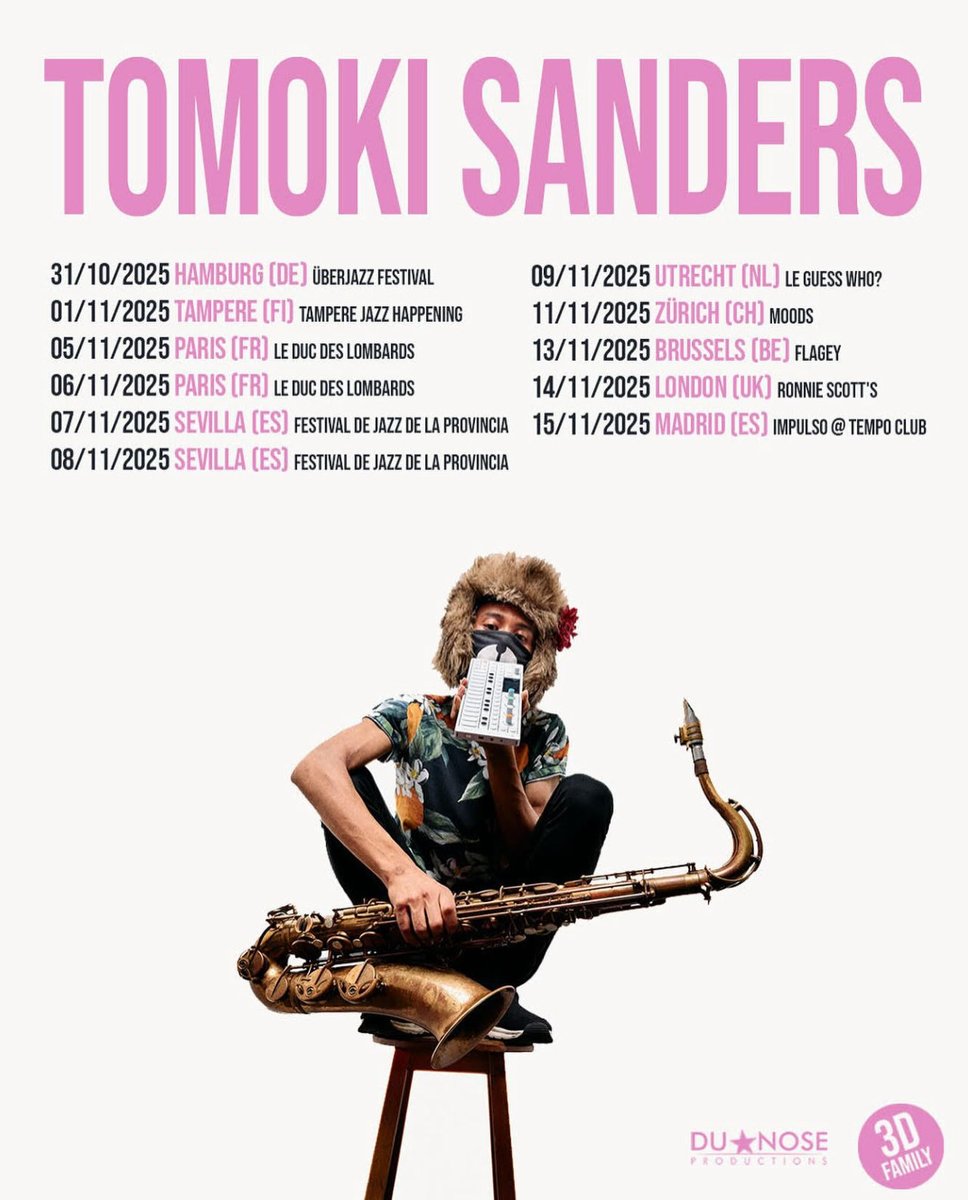 TomokiSanders's tweet image. EUROPE❗️🇪🇺✨✨✨ I am happy to announce my very first EU TOUR❗️🌸 

Ian Finkelstein (@finkianfink 🎹) - #KeyannaHutchinson 🎸- Christian Napoleon (@_chriss10 🥁)

Hope to see you in your nearest city!!!🌈

shout out to @3dfamilybooking for making this happen! 🙏🏽✨
