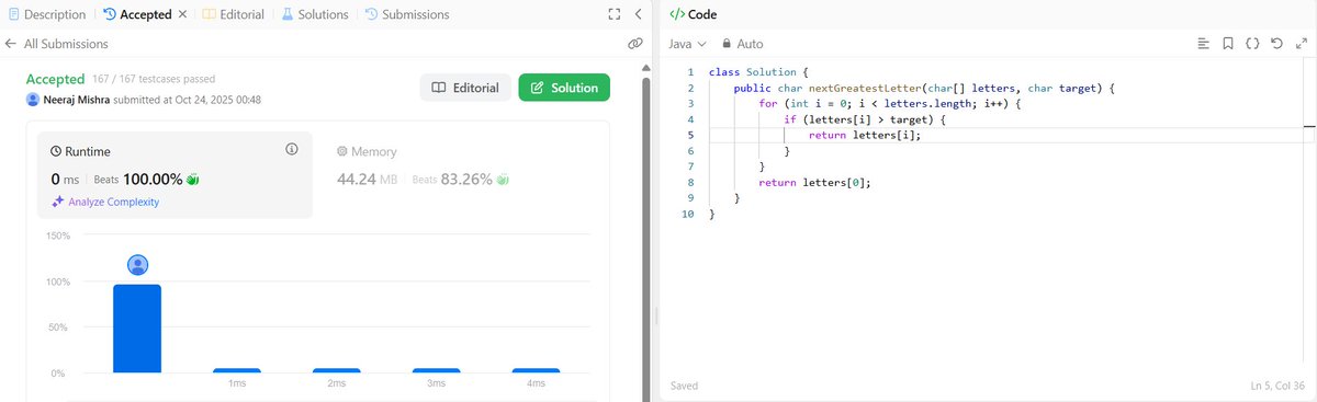 NeerajMishr12's tweet image. 🚀 Day 25/100 – React & DSA
✅ React: Hooks for validation, Toastify pop-ups, Context API overview.
✅ DSA: Only managed 30 min of the last day’s lectures today. Tomorrow will complete remaining + 2 LeetCode: Highest Altitude & Smallest Letter.
#100DaysOfCode #BuildInPublic
