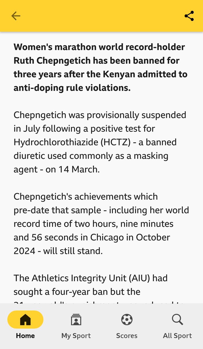 That record should be removed from the books and flushed down the toilet.