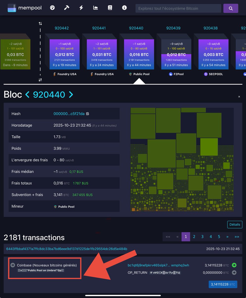 Wow. Wow. Wow.

A solo block has been mined by a solominer, mining on his own mining pool, hosted on an Umbrel Server.

Total sovereignty. We need more of this.