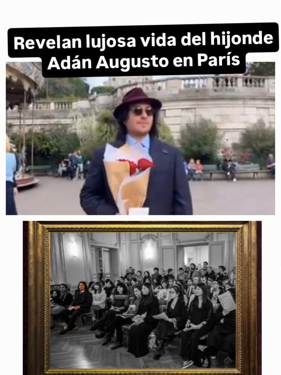 Jorge Garcia Orozco (@jorgegogdl) on Twitter photo Revela <a href="/elceo__/">EL CEO</a> lujoso modo de vida de Adán Payambé,  hijo de Adán Augusto en París, donde vive en los campos Elíseos en un departamento ligado a la red de empresarios que le pagaron millones de pesos al senador y estudia cine en La Sorbona. 
<a href="/MarioMal/">Mario Maldonado</a>
<a href="/SerchRincon/">Sergio Rincón</a> Revela <a href="/elceo__/">EL CEO</a> lujoso modo de vida de Adán Payambé,  hijo de Adán Augusto en París, donde vive en los campos Elíseos en un departamento ligado a la red de empresarios que le pagaron millones de pesos al senador y estudia cine en La Sorbona. 
<a href="/MarioMal/">Mario Maldonado</a>
<a href="/SerchRincon/">Sergio Rincón</a>