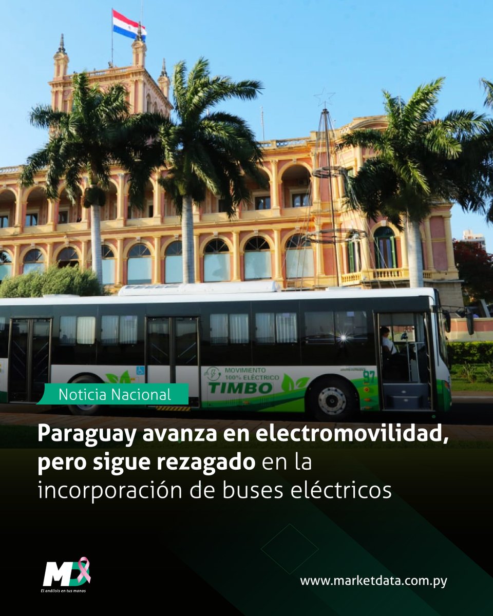 marketdata_py's tweet image. 📗🌎 Según el “Libro Blanco de la Movilidad Sostenible en América Latina y el Caribe 2025” de la Olade, el mercado de vehículos eléctricos avanza a ritmo sostenido en la región.
📍 Leé más en n9.cl/okayf