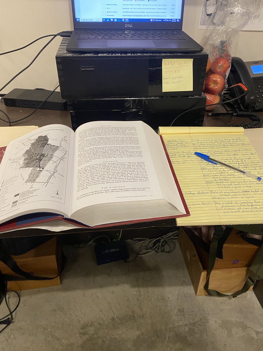 DIARY OF A WINE SHOP //
Hitting the books today. 40 wines at our French grand tasting this Saturday, 40 different stories to learn. This is the part of the job we love! #wine #nerd #somm #fact