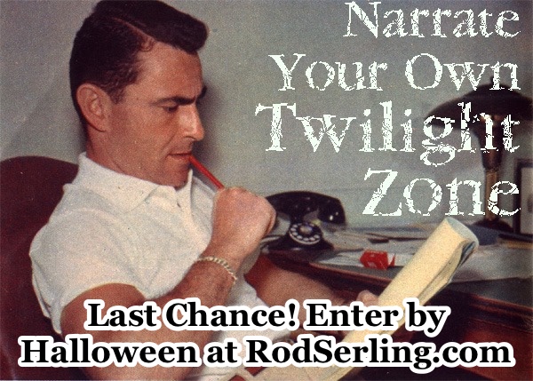 SteveSchlich's tweet photo. Enter 1 or 2 Twilight Zone narrations by Halloween at:  https://t.co/Ei1aGHz39X https://t.co/s55NoGqfMI