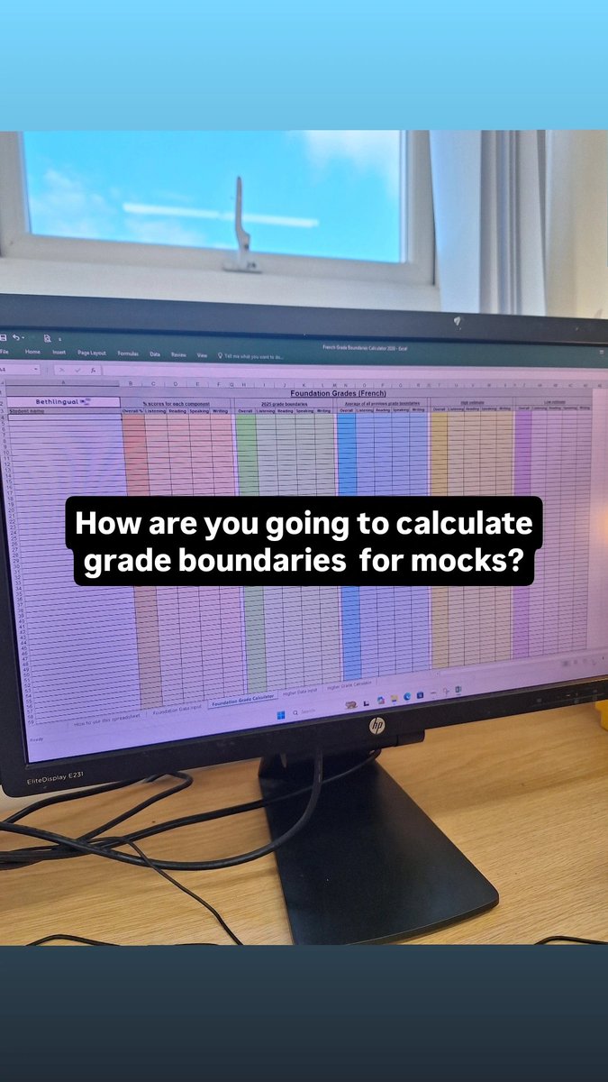 beth_lingual's tweet photo. Here's how you can calculate grade boundaries for your (AQA) mocks!

I've created a spreadsheet that will calculate a % for you, plus calculate grades according to 4 helpful methods. 

#mfltwitterati https://t.co/r3CN3rXoPd