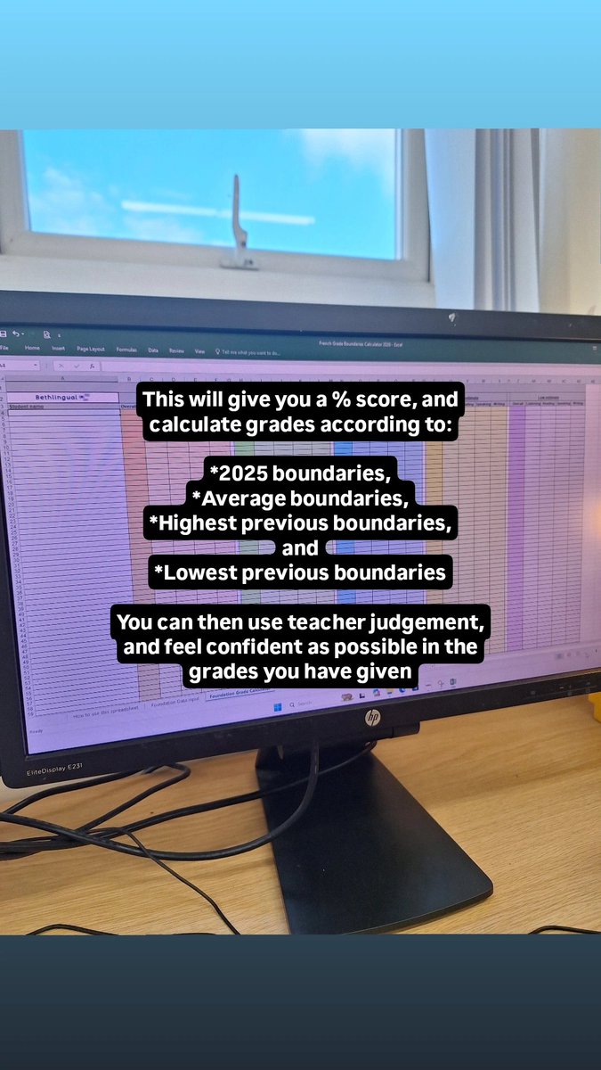 beth_lingual's tweet photo. Here's how you can calculate grade boundaries for your (AQA) mocks!

I've created a spreadsheet that will calculate a % for you, plus calculate grades according to 4 helpful methods. 

#mfltwitterati https://t.co/r3CN3rXoPd