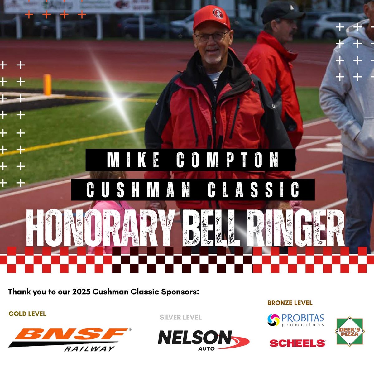 Congratulations Mike! Well deserved! 🔔 #CushmanClassic 👏🏈