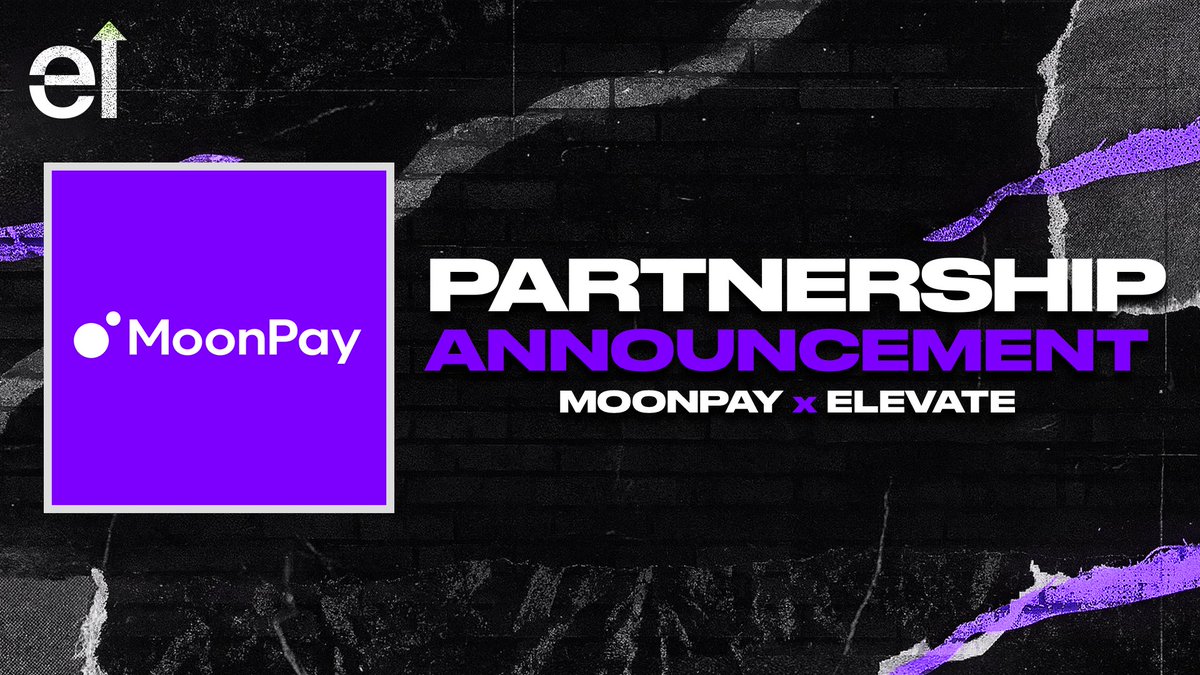 ElevateT1's tweet image. PARTNERSHIP ANNOUNCEMENT  
Elevate is Proud to Announce their Partnership with @moonpay & @MoonPayCommerce 🥳 
The partnership will be providing the following : 
- Easy Payments: Buy an Elevate Membership with debit cards, credit cards, Apple Pay, or Google Pay through MoonPay…