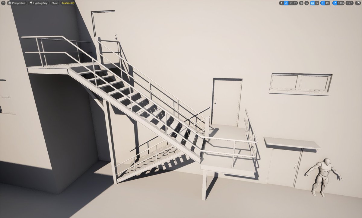 GameLevelDesign's tweet image. With Modularity You'll be Able To:
▪️Save Time: Build large worlds w/fewer assets, reducing repetitive work & abandoned projects
▪️Improve Performance: Optimize environments w/reusable meshes
▪️Finally Create: Bring your ideas to life quicker