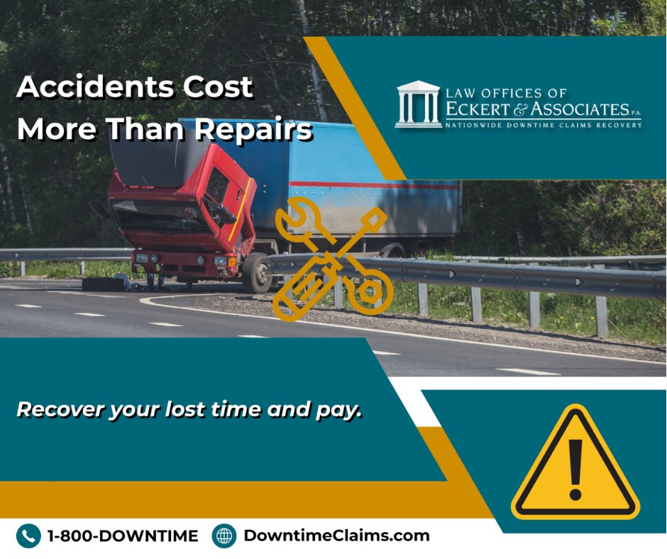 Accidents happen. But your lost income shouldn’t disappear with them. With the right support, owner-operators can recover compensation for every day off the road.

 Start your claim, protect your bottom line.

#TruckingCommunity #TruckersRights #DowntimeRecovery