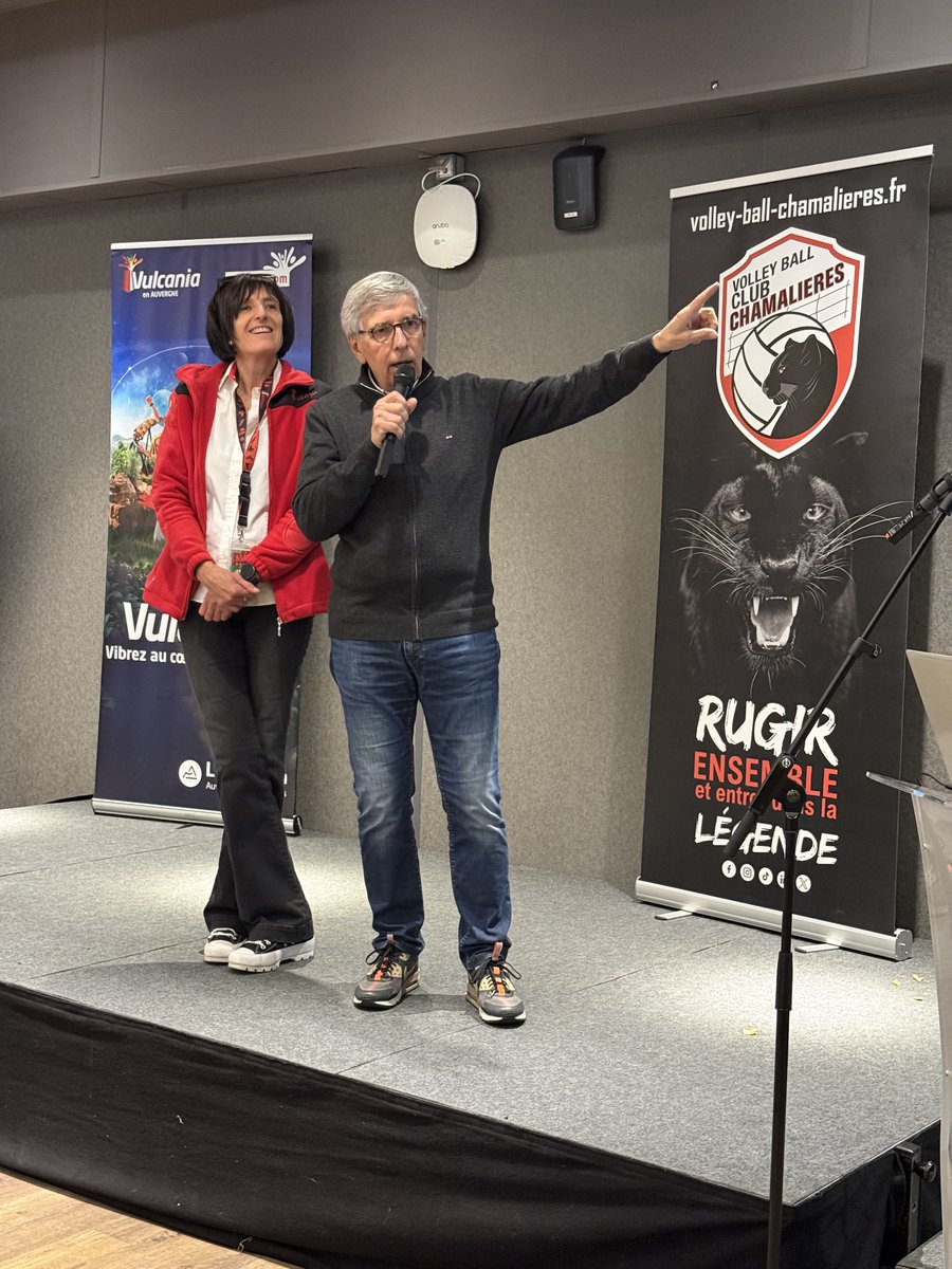 Les Panthères au cœur du volcan au <a href="/Parc_Vulcania/">Parc Vulcania</a> 
Parrain du 1er match à domicile le 18 octobre dernier, Vulcania a accueilli la 1ère soirée des partenaires du Volley-Ball Club Chamalières de la saison 25/26 !
Retrouvez l'article complet sur notre site ➡️ urlr.me/DPVn9q