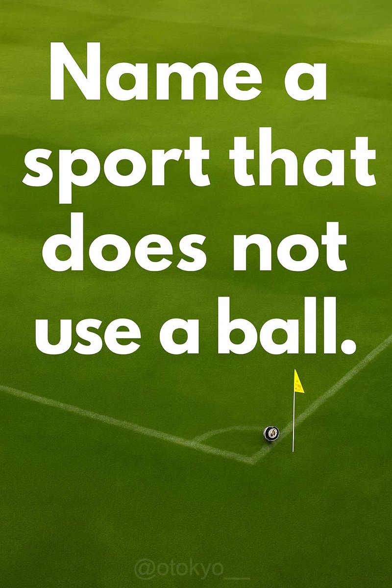 Obvious answer would be darts. Name another one..harder than u think...