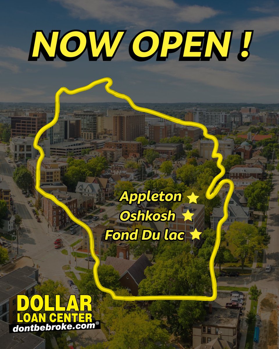 📍Fond du Lac! 📍Appleton! and now 📍Oshkosh! 
We're just getting started Wisconsin! 

Stay in the know and visit dontbebroke.com to see where we're headed next! 😉