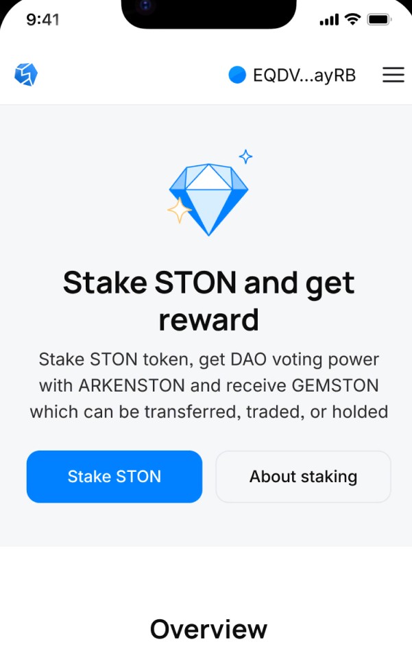 Hav1llah's tweet image. 🧵 How to Stake on @ston_fi, A Beginner’s Guide

What is Staking?
Staking is like planting seeds 🌱, you lock your tokens in a smart contract, and in return, you earn rewards over time. On STON.fi, you help secure the network and grow your stake.