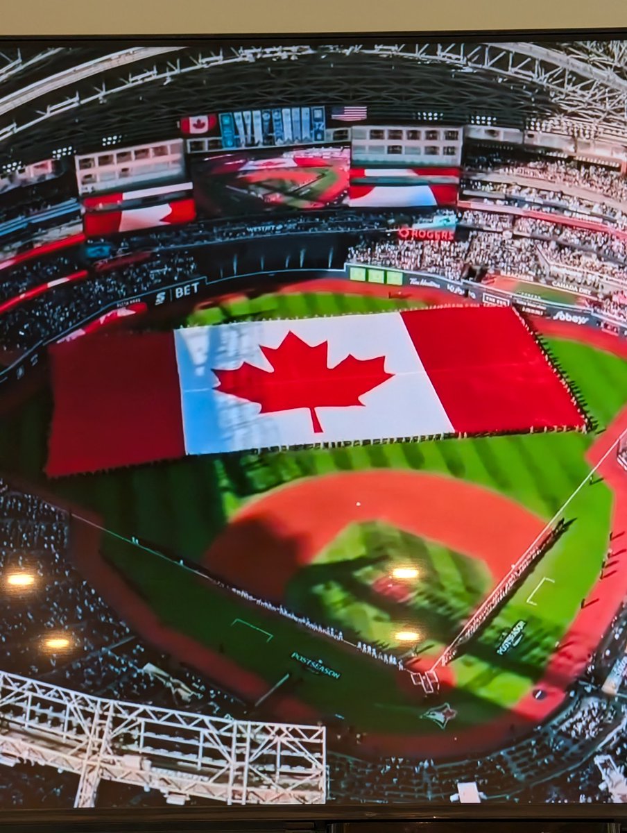 The Prime Minister is asking Canadians to come together &amp; support the Blue Jays &amp; support our country.
Turn off MapleMAGA. 
Turn off Pierre Poilievre.
Turn off MapleMAGA media. They are Lying.
We are better than that. 
We Are The True North Strong &amp; Free &amp;
Our country needs us.