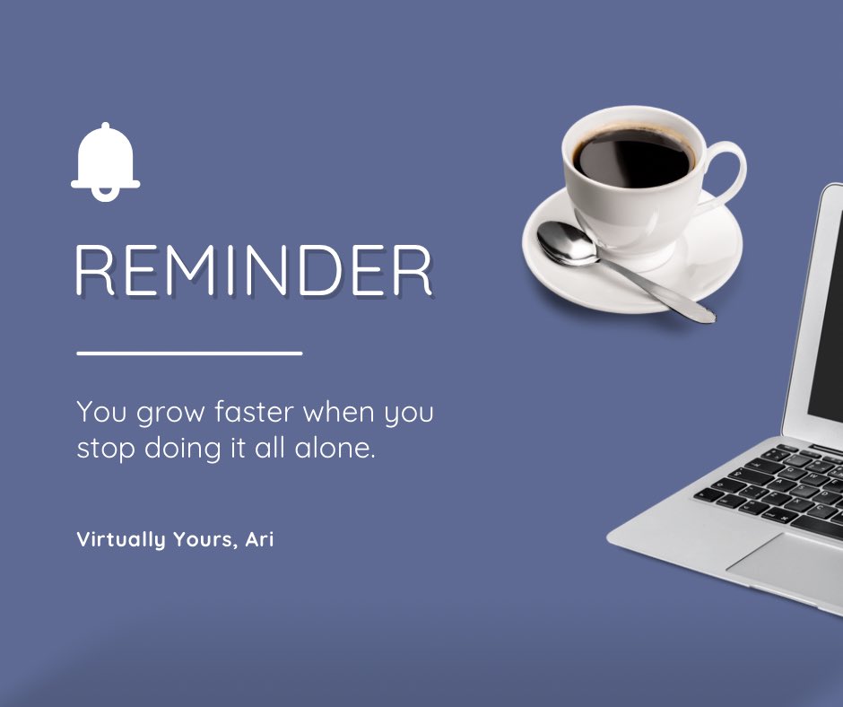 VirtualYoursAri's tweet photo. 🚀 Ready to grow your business—without burning out?

✨ Let your Virtual Assistant handle the busywork so you can focus on what truly moves the needle.

💌 DM “GROW” to discover how Virtually Yours, Ari can help you streamline your day and scale with ease.

#DelegateToElevate https://t.co/fjzCWiRrCT