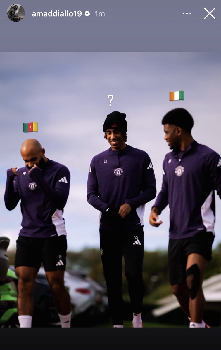 MUFCScoop's tweet image. Amad on Instagram #MUFC