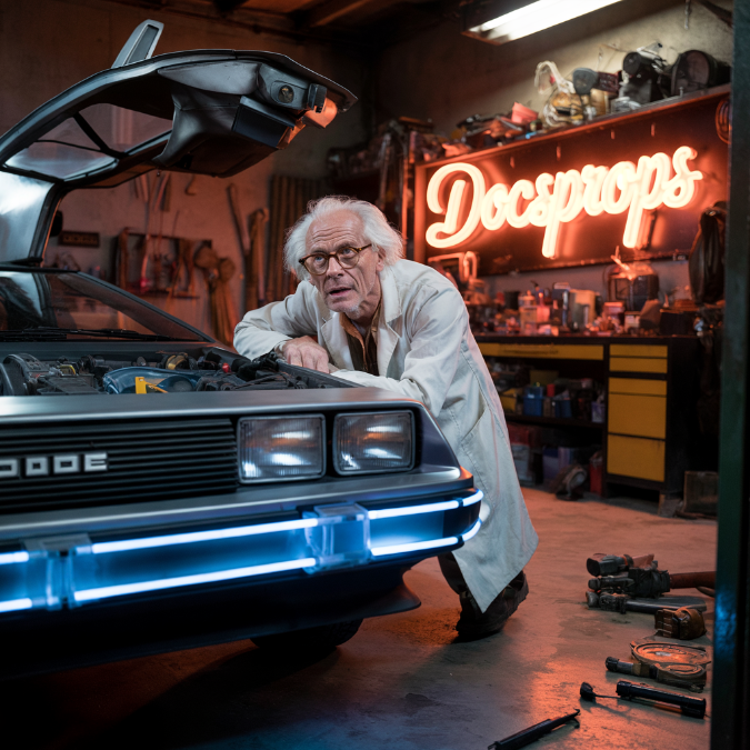 DocsProps's tweet image. I had to make sure the FBI hasn&apos;t put a tracker on the DeLorean with these picks recently..

Listen here, you temporal trespassers and would-be investors. I don&apos;t need your money, and the flux capacitor is my genius alone. No one else could possibly create a such a machine…