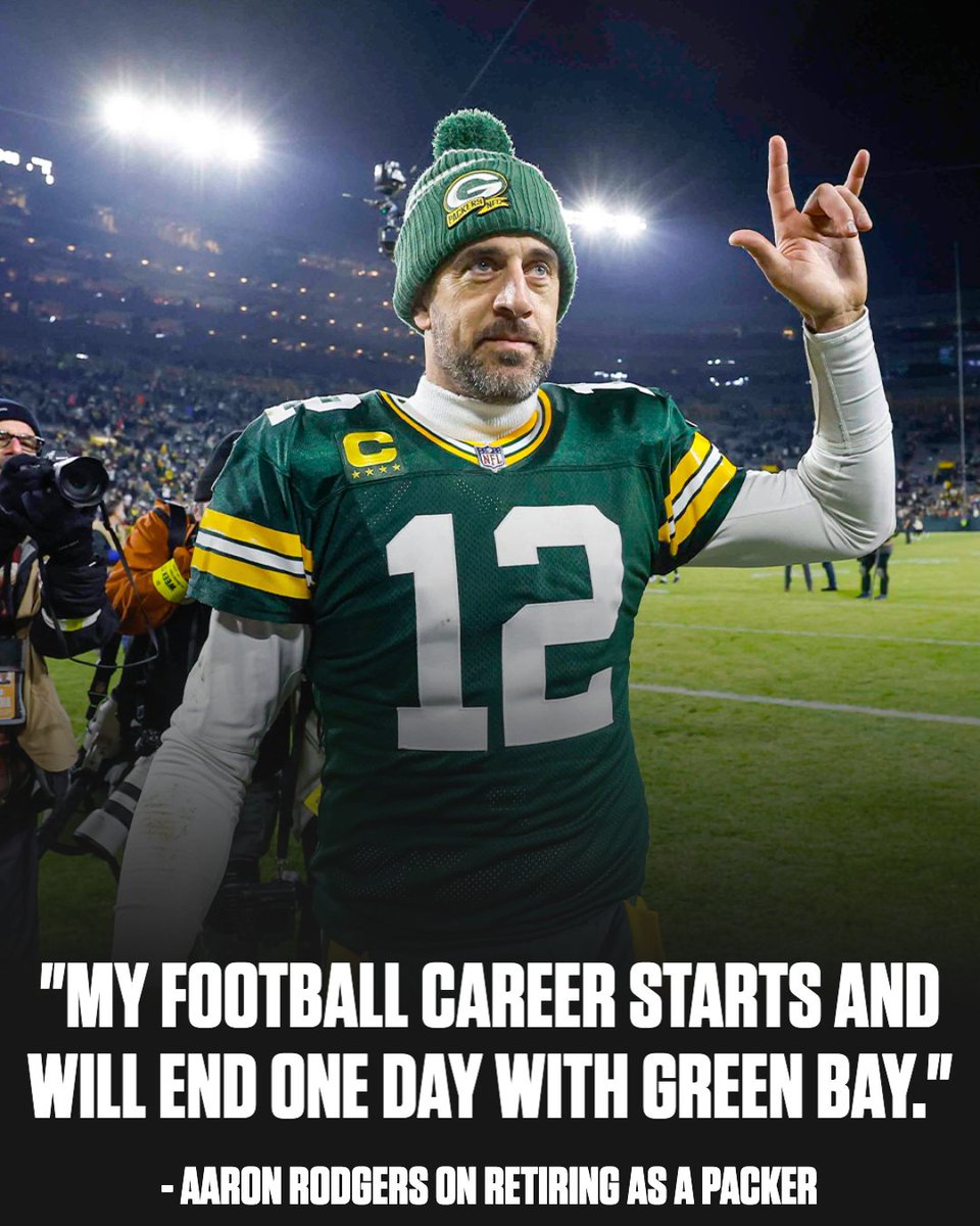 All love for Green Bay from @AaronRodgers12 ❤️ 