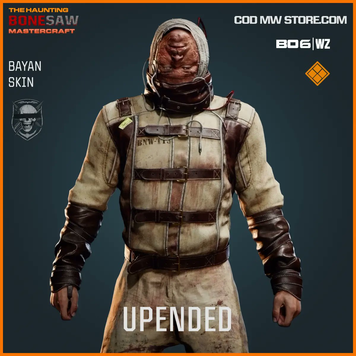 codmwstore's tweet image. ⛓The Upended skin gives Bayan an upside down view of the world, what do you think of this Halloween skin?

🪓 Upended – Skin
🔫 Chainsaw, Cypher &amp;amp; C9 – Blueprints
📸 Smile for the Cameras – Finishing Move

👇 Full Bundle Details:
🌐 codmwstore.com #BlackOps7