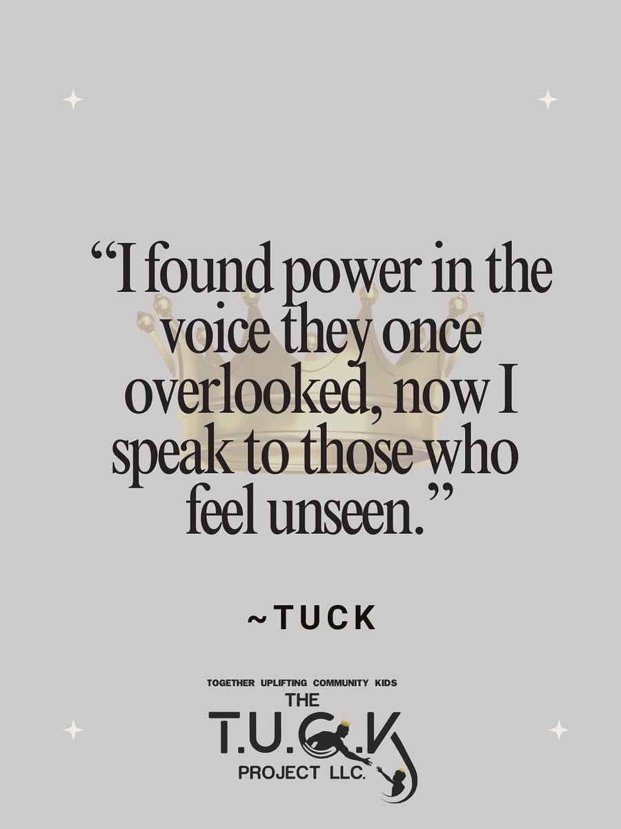 terrance_tuck's tweet image. What was once my weakness became my weapon, proof that purpose always finds its voice. #TuckProject