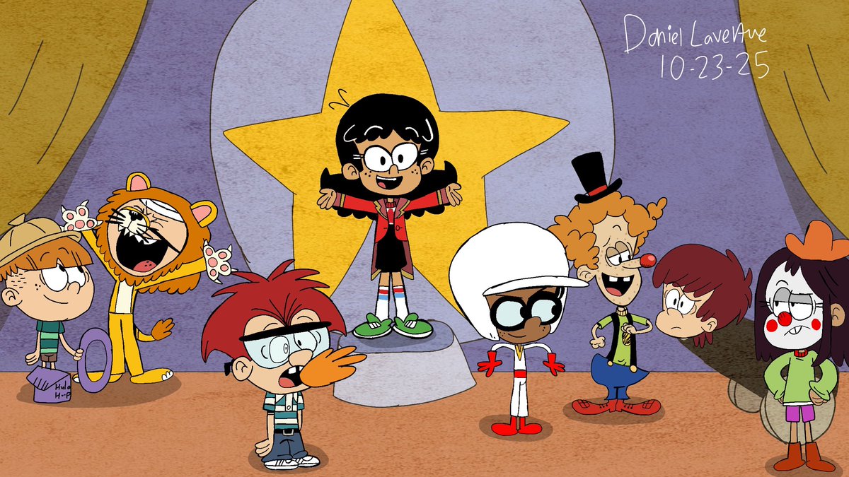 DanielLave25280's tweet photo. So I chose to remaster my circus drawing from last month
#TheLoudHouse #Nickelodeon #TLH #TheLoudHousefanart #StellaZhau #LiamHunnicutt #RustySpokes #LincolnLoud #Cartoonfanart #Nicktoons #CyldeMcBride #Nickelodeonfanart #Zachgurgle #Chandler #Kara https://t.co/fell3P0DGP