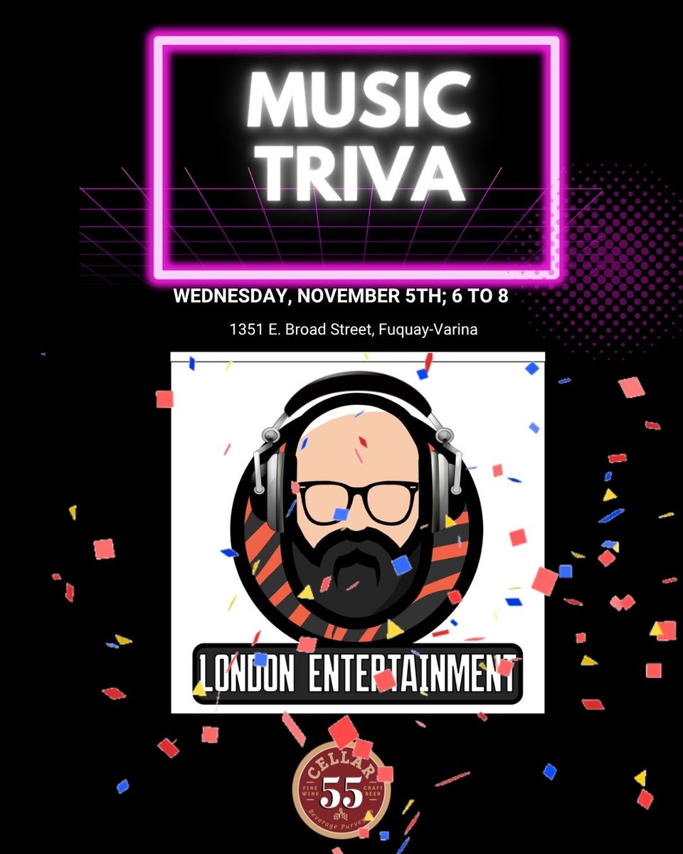 cellar_55's tweet photo. Wine Tasting, Karaoke! Music Trivia, Know Vino, Tastes of Thanksgiving Wine Dinner, Stolen Goods Band, Wine Down Wednesday, Half-price Draft Beer Saturday
https://t.co/VYDMffZdXx https://t.co/4Q18vnXNxi