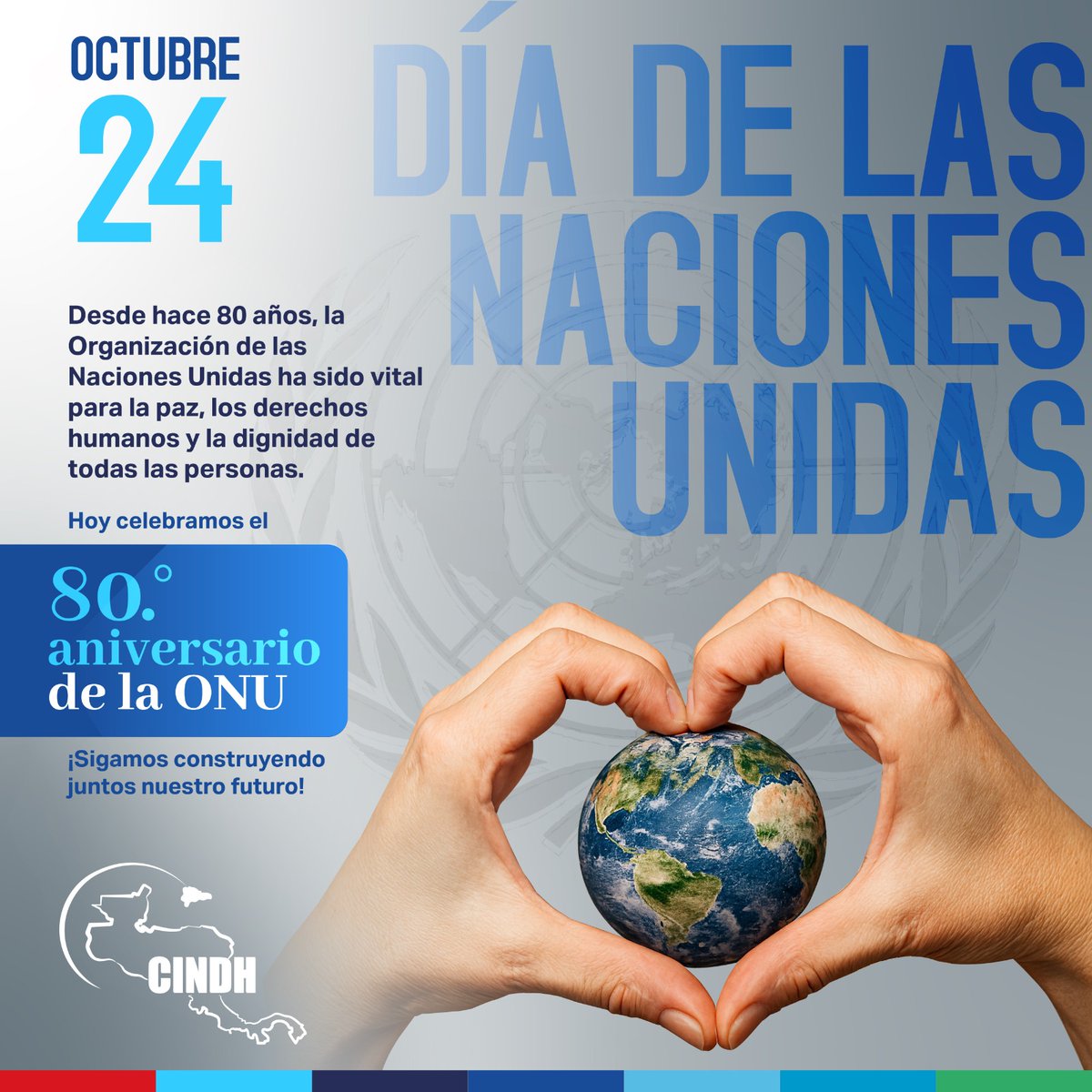 La Presidenta del <a href="/CINDH_org/">CINDH</a> #ProcuradoraDDHH <a href="/RaqueldeGuevara/">Raquel de Guevara</a> y las Instituciones Nacionales de Derechos Humanos de Centroamérica y República Dominicana celebran los 80 años de creación de la <a href="/ONU_es/">Naciones Unidas</a> <a href="/UN/">United Nations</a> #ONU80