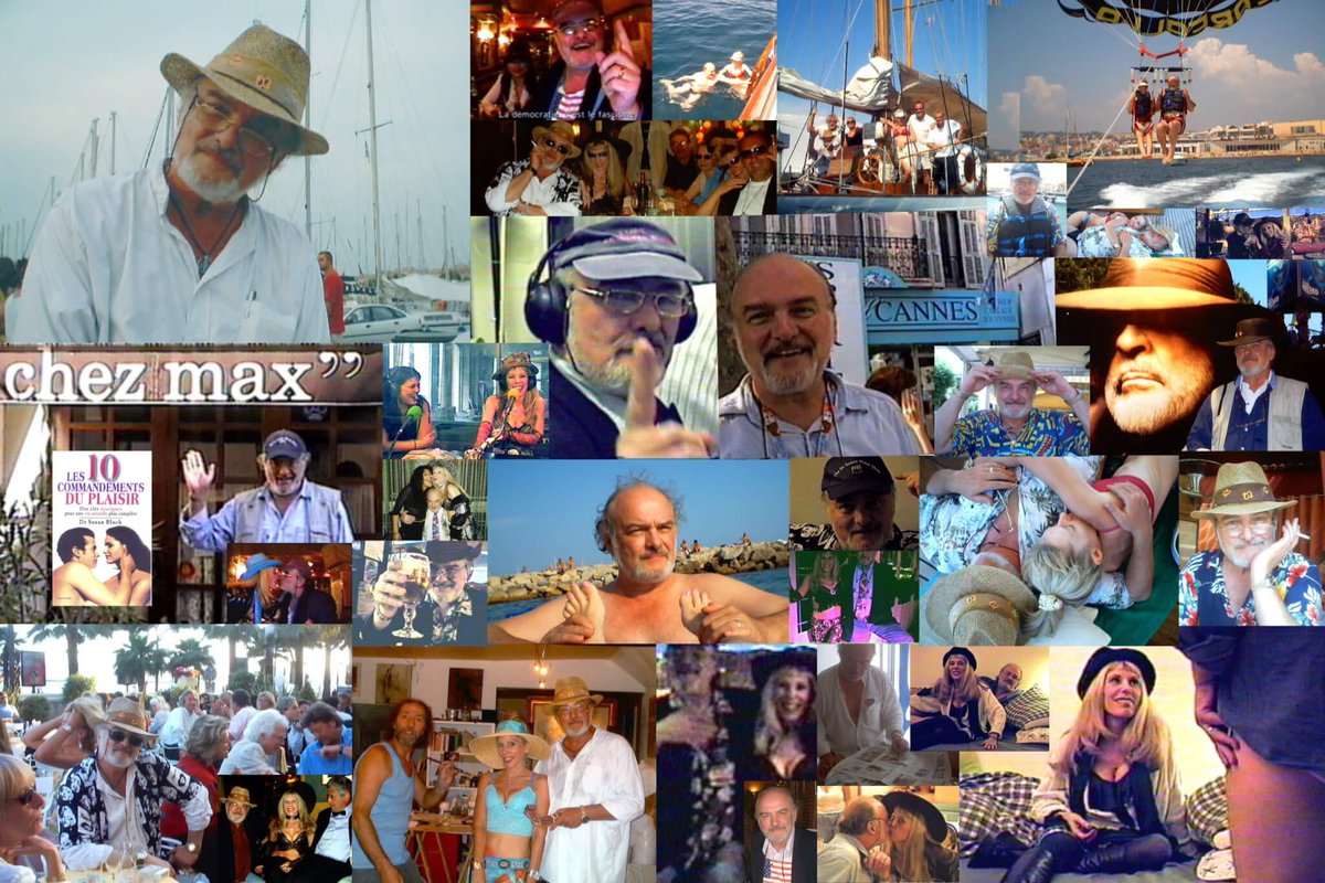 Travels with Max were always a Great Adventure, especially in France: drsusanblock.com/max-collage-fr… 🇫🇷  Ah oui, la vie est belle⛵️... from the museums of Paris to the yachts of St. Tropez🚢 the starstruck parties of Cannes &amp; the libertine clubs of  Nice🥖My Darling Max loved France💋