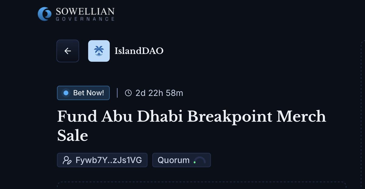 Solana Breakpoint용 IslandDAO 티셔츠와 모자를 포함한 굿즈 목업