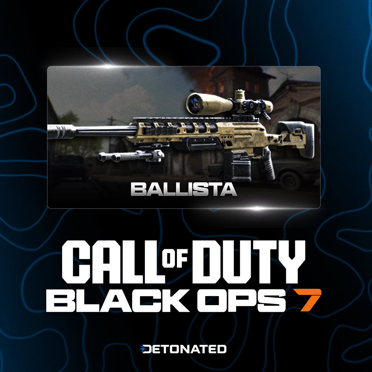 DETONATEDcom's tweet image. Treyarch potentially TEASES the ‘Ballista’ (BO2) RETURNING during #BlackOps7 👀🔥

💥 “I love(d) the Ballista!”