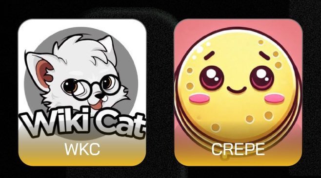 I hold both $WKC and $CREPE because I can afford to.
If you can’t, please hold one, but don’t sell one to buy the other.

Both are great coins. 💪