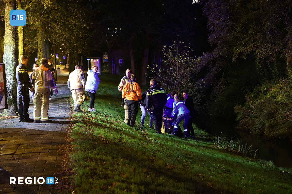 Persoon te water geraakt langs Van Miereveltlaan in Delft