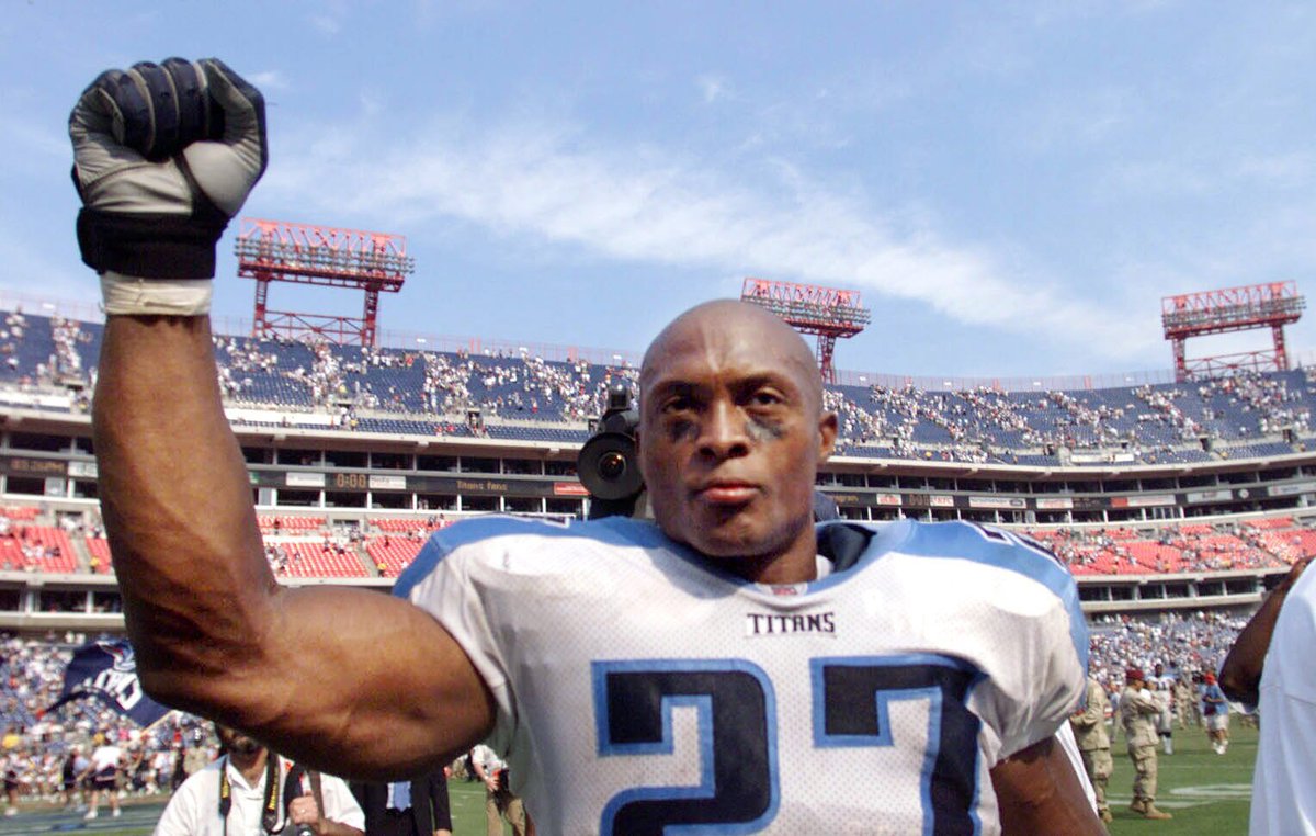 UnderdogNFL's tweet image. Eddie George: Titans owner Amy Adams Strunk has set franchise back "at least a decade and maybe more."