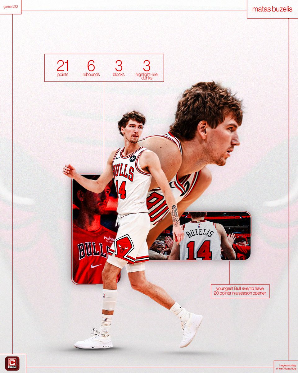Game☝️of the sophomore campaign in the books for @BuzelisMatas 

📸: @chicagobulls 