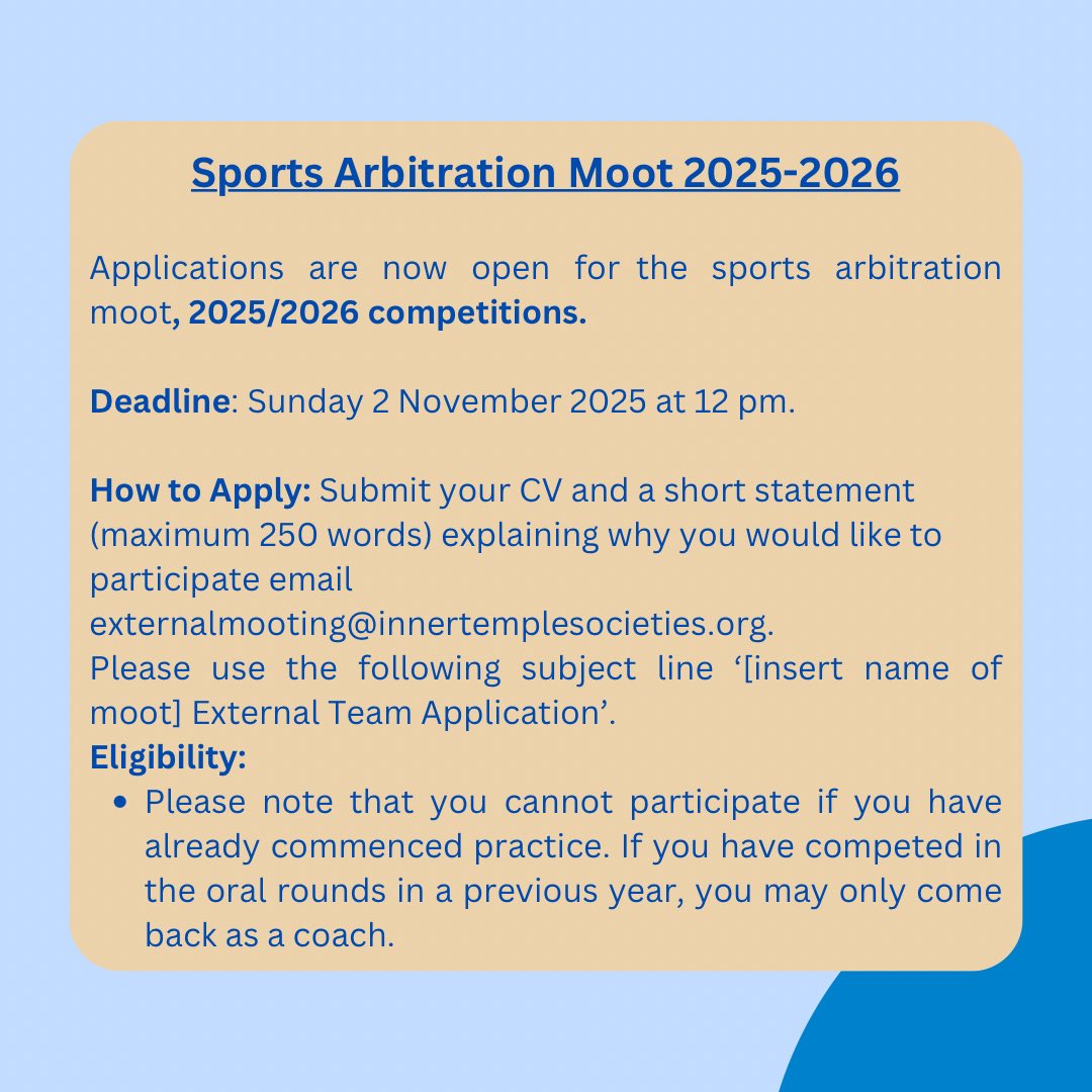 The Inner Temple Mooting Society tweet media