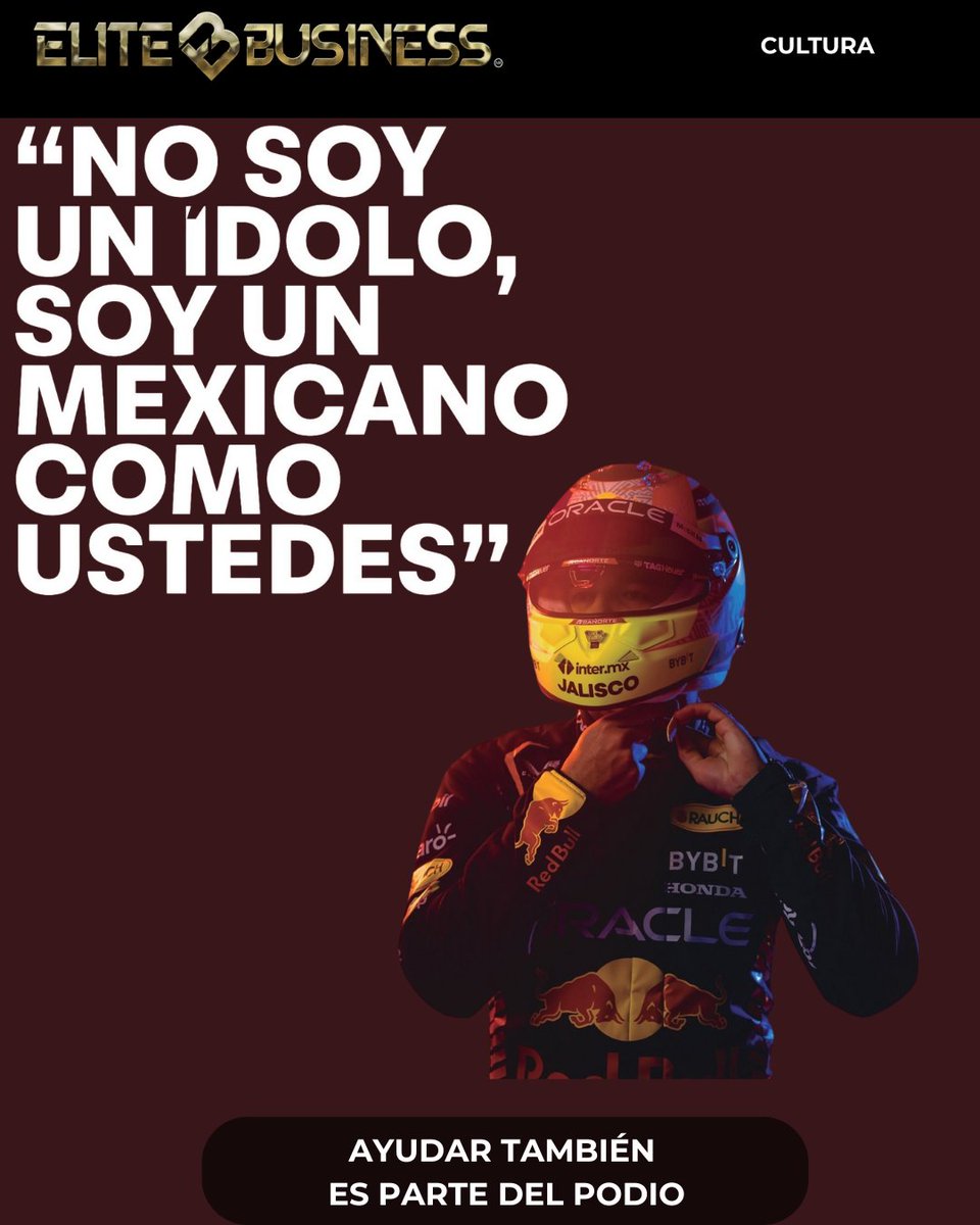 EliteBusiness__'s tweet photo. La solidaridad también corre en la familia Pérez. Así impulsa @SChecoPerez, junto a su hermana @Paola_perez, una fundación que cambia realidades. #FundacionChecoPerez #ChecoPérez11 #PaolaPérez #F1 #GP #GranPremiodeMéxico más en https://t.co/niFZQ0NnPf https://t.co/56ncR7RZ9b