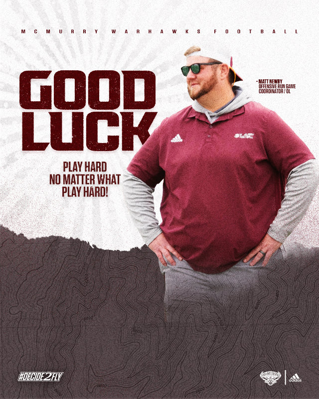 Thank you <a href="/CoachMNewby/">Matthew Newby</a>