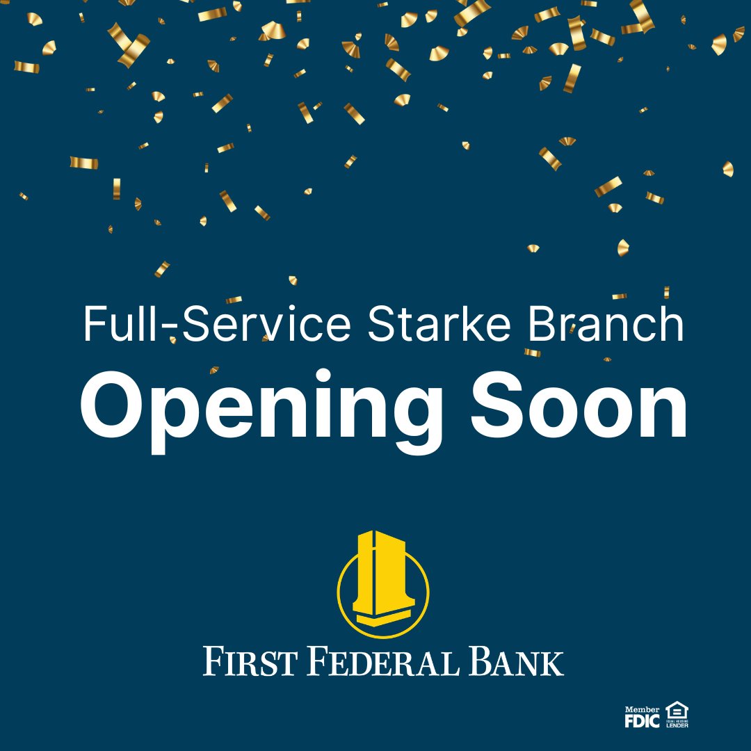 Get ready North Florida, we are opening our first full-service branch in Starke! Whether you're setting up a checking account, buying a home, or starting new adventures, we're focused on making it happen for you.
