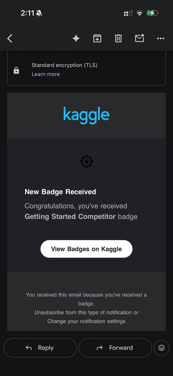 Adityawardhan81's tweet image. Just got my starter pack badges on Kaggle 😂
•Python Coder
•Getting Started Competitor
#kaggle #DataScience #machinelearningforbeginners