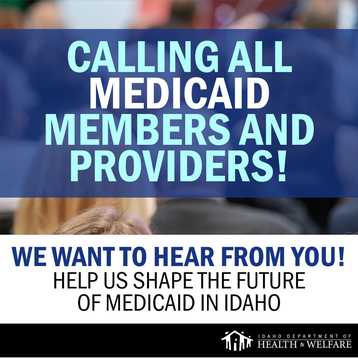 Save the date!  Provide insight for the new Medicaid managed care program.  Medicaid members, providers, and stakeholders are encouraged to participate.  In-person sessions start in November; virtual-only session will be held in February.

publicdocuments.dhw.idaho.gov/WebLink/DocVie…