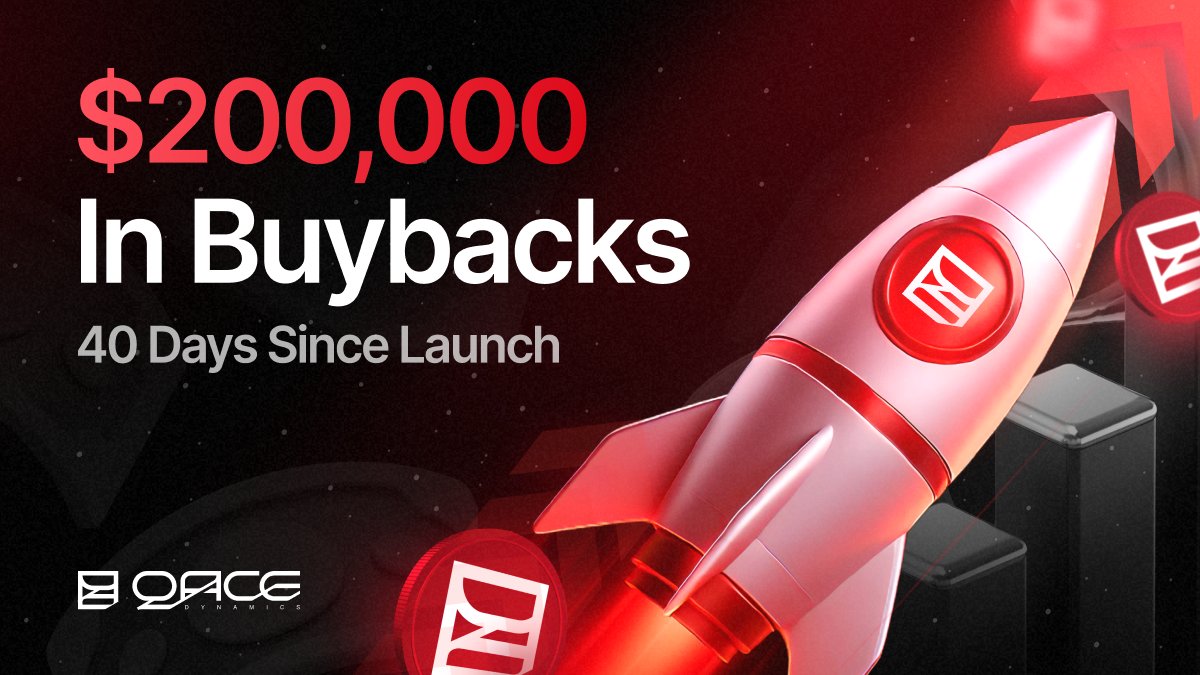 Qace_Dynamics's tweet image. QACE Dynamics | Building. Buying. Believing.
It has been 40 days since launch, and we have conducted $200K in buybacks to strengthen the chart and support the floor.
Through every market condition, we have stayed consistent and committed to long-term growth.
The foundation is…