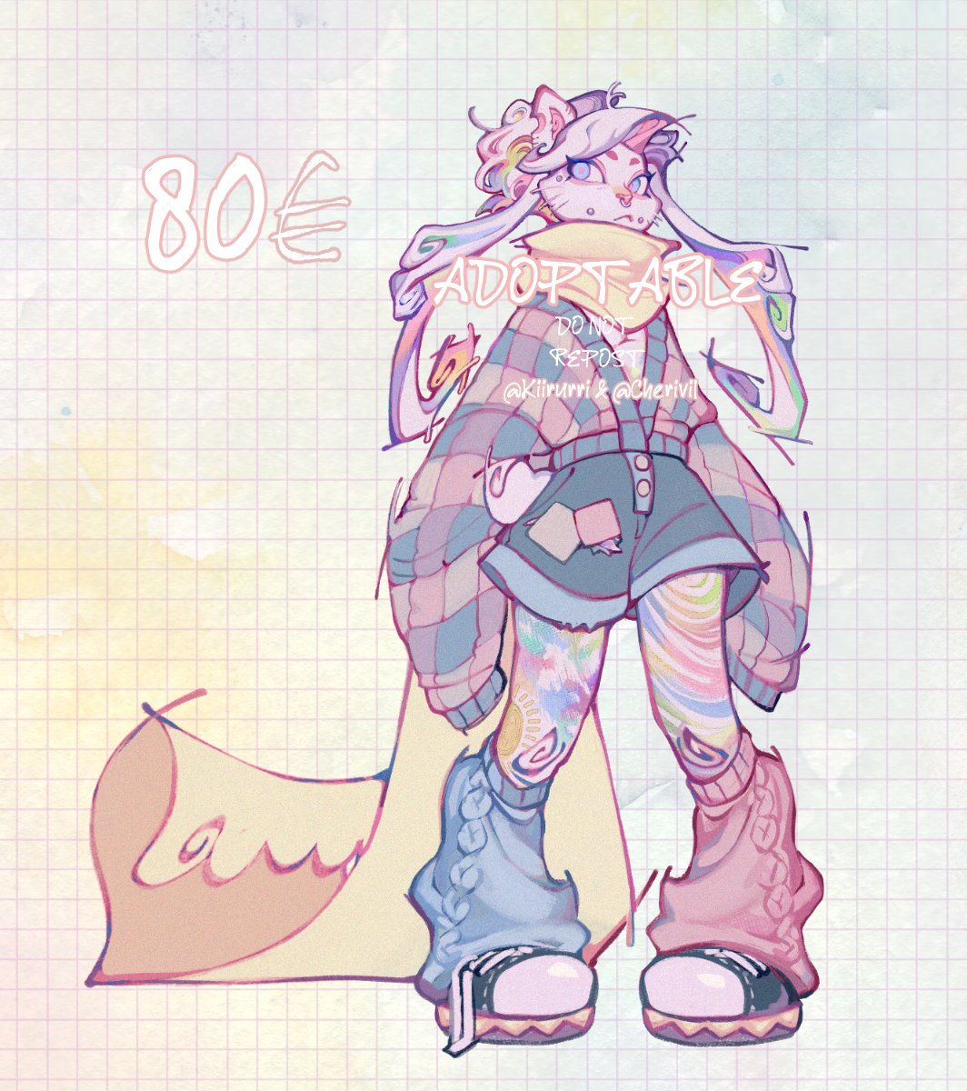 kiirurri's tweet image. ❗️DM OR COMMENT DOWN BELLOW IF INTERESTED❗️

Bobtailed RainbowChalk Cat
8⃣0⃣ 💶 PPAL invoice only!

Collab adopt with Cherivil(insta and bsky)

#furryadoptable #adoptable #furryadopt #furryart #furryoc