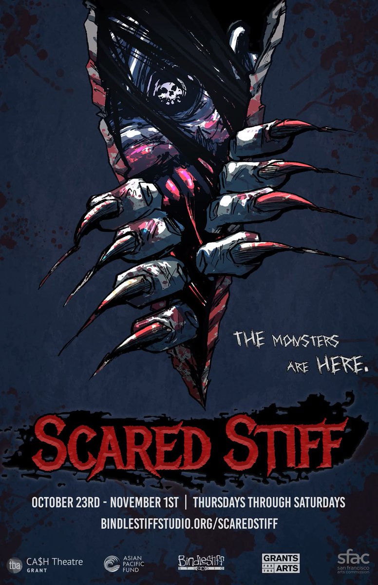 Did y'all know I am an award winning playwright? 

Super excited to see the opening night of Scared Stuff which is a horror anthology I helped write for.