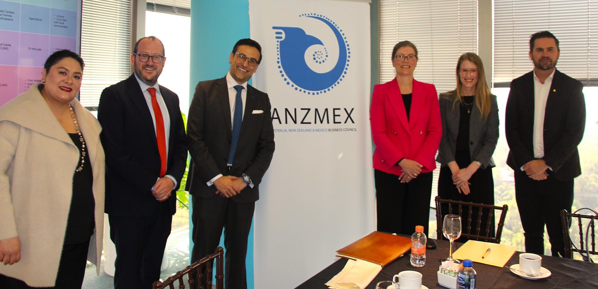 Muchas gracias a <a href="/ANZMEXORG/">ANZMEX</a> , Control Risks y DLA Piper por una sesión clave sobre los retos de seguridad, cumplimiento y temas legales para empresas en México. Este tipo de encuentros fortalece nuestro apoyo a compañías neozelandesas y promueve el comercio bilateral.