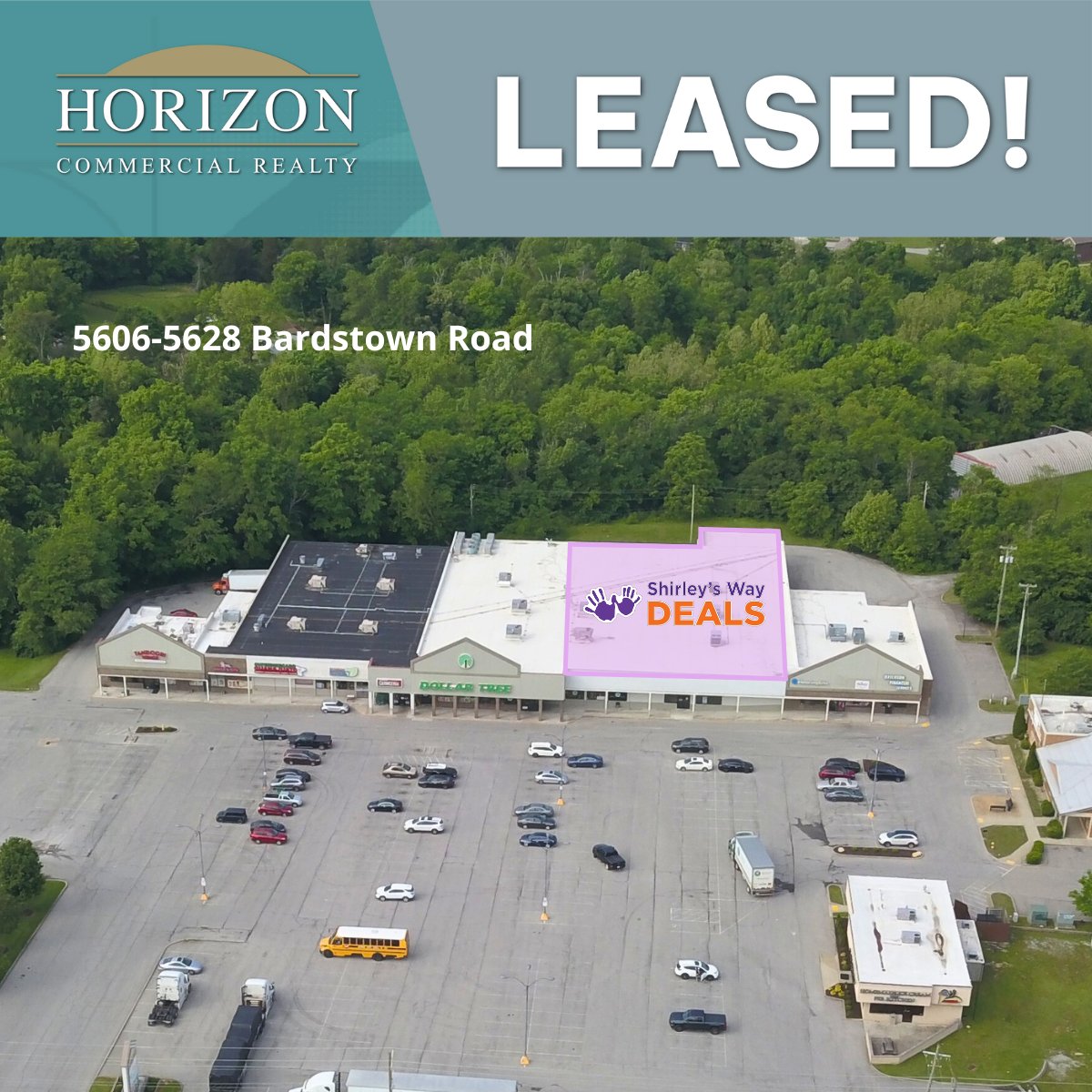 LEASED! Congrats to Shirley’s Way Deals on their new Fern Creek location! HCR brokers N. Carroll, J. Laise, &amp; N. Mosley rep. the landlord in securing this 18,976 SF lease.

Ready to launch your next retail location? Call us today!

📞 502.429.0090

#Leased #Retail #LouisvilleKY